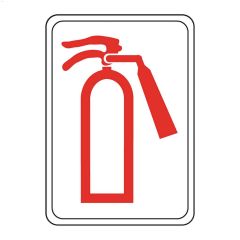 Écriteau Symbole d'extincteur