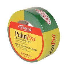 PaintPro® 48 mm x 55 m Green 10 Day Masking Tape