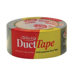 48 mm x 25 m Grey Cloth & Poly Coated Duct Tape