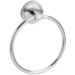 Yates Polished Chrome Single Towel Ring