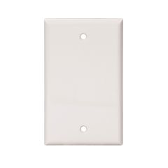 White Nylon Blank Wallplate