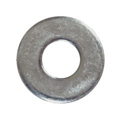 7/16" Zinc Plated Steel SAE Flat Washer-6/Pack