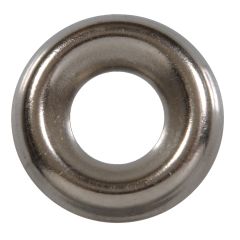 #10 Nickel Plated Steel Finish Washer-14/Pack