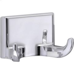 Sunglow Polished Chrome Double Robe Hook