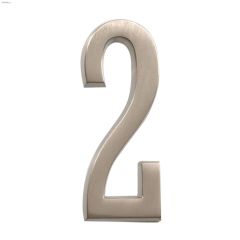Numéros de plaque d'adresse en laiton poli de 4"