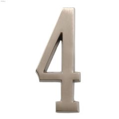 Numéros de plaque d'adresse en laiton poli de 4"