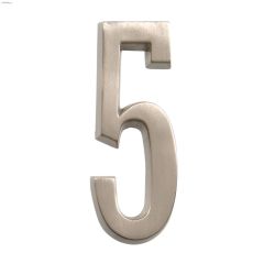 Numéros de plaque d'adresse en laiton poli de 4"