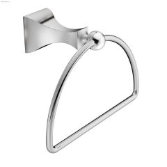 Retreat Chrome Single Towel Ring