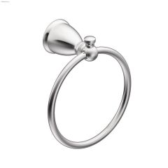 Caldwell Lindale Chrome Round Single Towel Ring