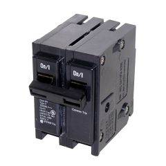 2 Pole 15 A Type BR Plug-On Molded Case Circuit Breaker