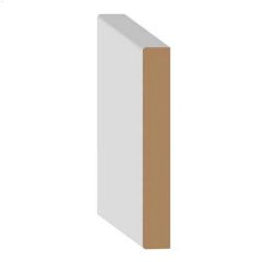 3-1/2" x 1/2" x 8' MDF DecoSmart Baseboard Moulding