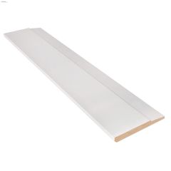 5-1/2" x 5/8" x 16' Primed MDF Step Base Baseboard Moulding