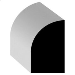 11/16" x 7/16" x 8' Moulure quart-de-rond Virola