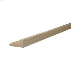1-1/8" x 9/16" x 8' Moulure à panneau en pin clair massif