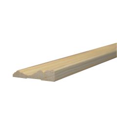 2-1/2" x 5/8" x 7' Solid Clear Pine Colonial Casing Moulding
