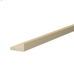 1-1/8" x 9/16" x 8' Moulure à panneau en pin