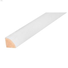 11/16" x 11/16" x 8' Pine Primed Quarter Round Moulding