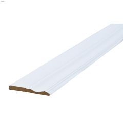 3-7/8" x 3/8" x 14' Primed MDF Colonial Baseboard Moulding