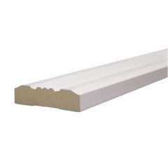 3-7/8" x 3/4" x 14' 3" Primed MDF Victorian Casing Moulding