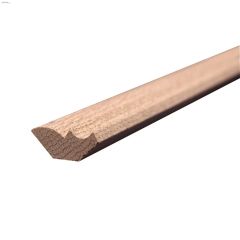 1-9/16" x 11/16" x 8' Oak Crown Moulding