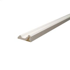 2-3/8" x 1-1/16" x 16' Primed Pine Chair Rail Moulding