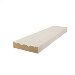 3-1/8" x 11/16" x 7' Pine Victorian Casing Moulding