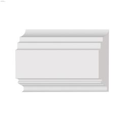 3-5/8" x 1" x 8' Architrave apprêtée en MDF