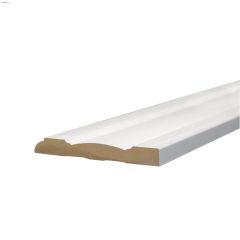 5-1/4" x 5/8" x 8' MDF Primed Baseboard Moulding