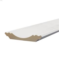 6-3/8" x 1" x 16' Primed MDF Crown Moulding