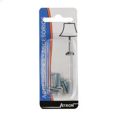 1/2" White & Ivory Cover Plate Screw-8/Pack