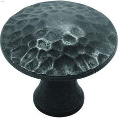 1-1\/4\" Black Iron Craftsman Round Door Knob