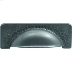 3.78\" Black Iron Craftsman Door Pull