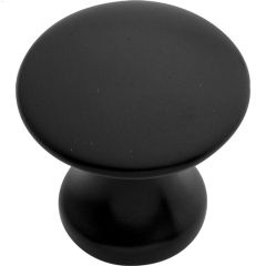 1\" Black Matte Modus Door Knob