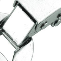 Bright Nickel Steel Eruo Full Overlay Hinge