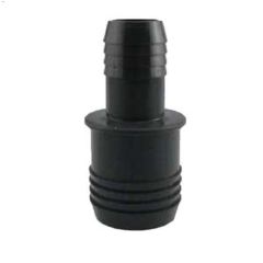 2\" x 1-1\/2\" Gray Polyethylene Hose Reducing Coupling