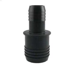 3\/4\" x 1\/2\" Gray Polyethylene Hose Reducing Coupling