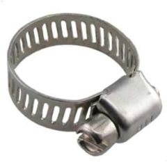 7\/32 - 5\/8\" Galvanized 300 Stainless Steel Hose Clamp