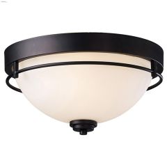 Somerset 3 Light A 60 Watt ORB Flushmount Light