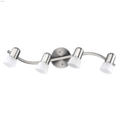 Omni 4 Light A15 Or R16 60 Watt Brushed Pewter Track Light