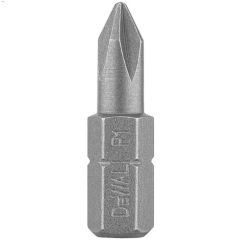 1" #1 Phillips Tool Steel Screwdriving Insert Bit-2/Pack