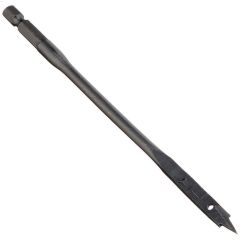 1/4" x 6" Carbon Steel Black Oxide Spade Bit