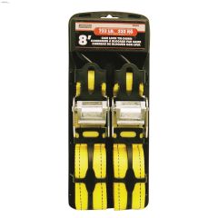 8' x 2" Orange Cam Lock Tie-Down-2/Pack