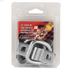 1-5/8" x 1-1/2" Bright Zinc Wire Flip Anchor Ring