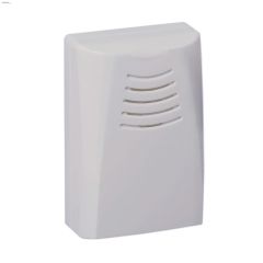 White Portable Wireless Push Button Door Chime