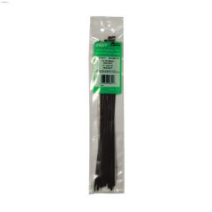 11" x 0.19" UV Black Cable Tie-10/Pack