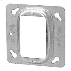 TradeSelect 4" x 4" 1 Gang Metal Square Cover