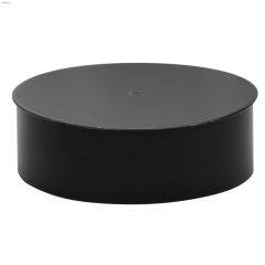 6" Black Matte Big End Cap