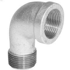 1/2" Galvanized Malleable Iron 90 Degree Street Elbow
