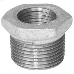 1-1/2" x 3/4" Galvanized Malleable Iron Hex Bushing