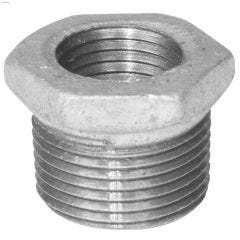 1/2" x 1/4" Galvanized Malleable Iron Hex Bushing